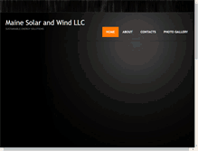 Tablet Screenshot of mainesolarandwind.com